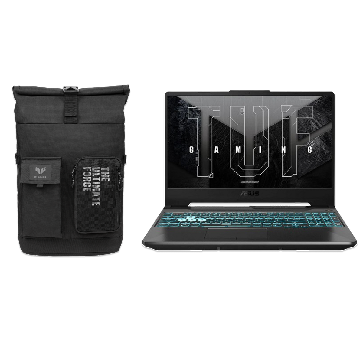 Portátil ASUS TUF A15 - AMD Ryzen 7 7445HS - RTX 3050 - 8GB RAM - 512GB SSD - Incluye Mochila TUF